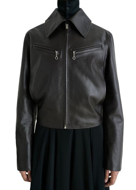 LEMAIRE Boxy leather blouson - Image 3