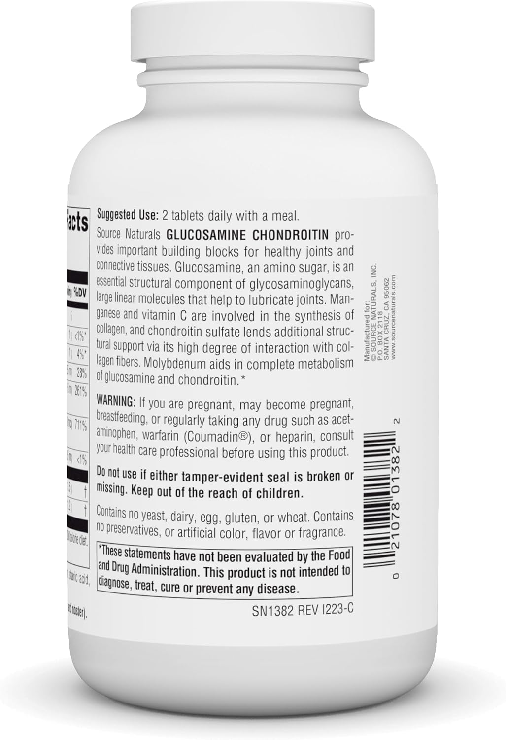 Glucosamine Chondroitin (Extra Strength), 120 Tablets