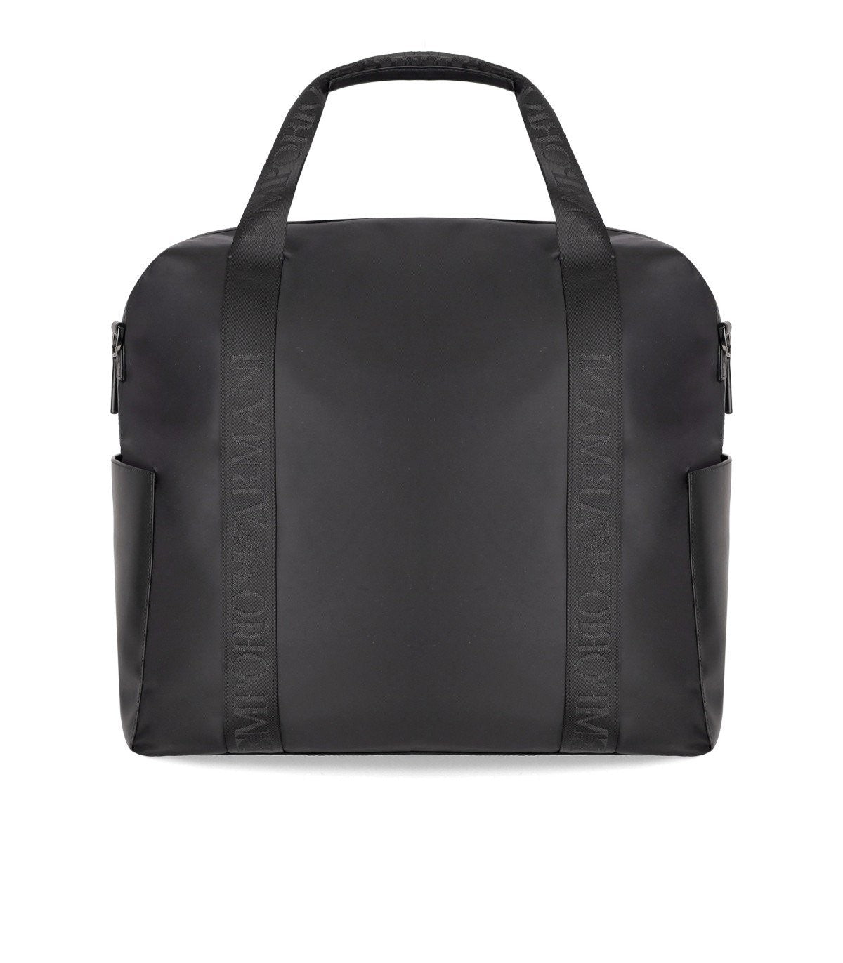 Emporio エンポリオアルマーニナイロンブラックダッフルバッグ - Image 3