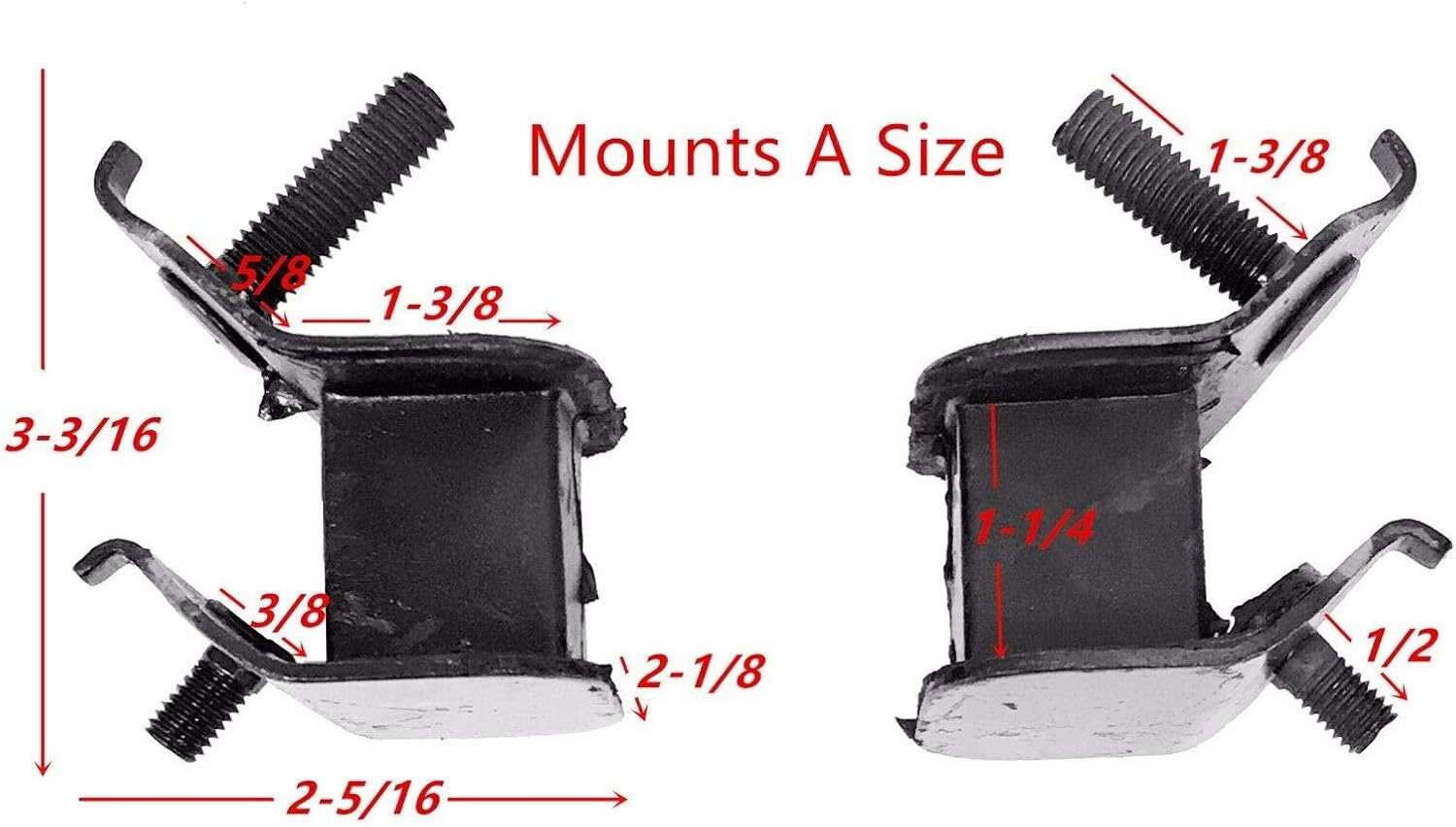 4つの同じ大きくて厚い防振ゴムマウントは、11HP 13HP 389CC 420CCガスジェネレーターの交換用、港湾貨物プレデター7000/8750W 7250/9000ワットのジェネレーターに代わるものです。