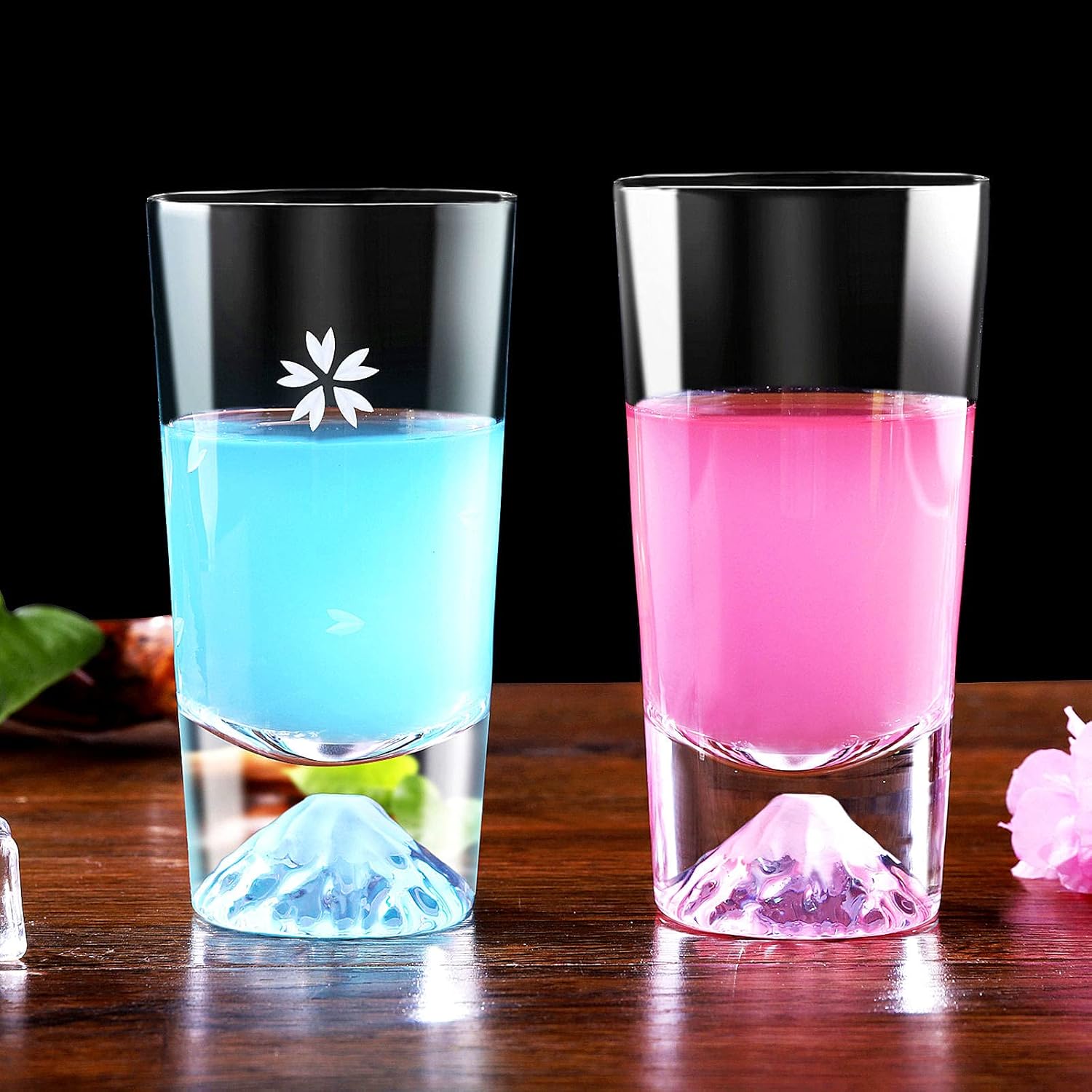 Fuji Tumbler, 8.5 fl oz (240 cc), Easy to Hold, Luxurious, Artisan Handmade, Paulownia Box, Rock Glass, Beer, Highball, Stylish, Celebration, Wedding Gift, Sixtieth Birthday Gift, Popular (Set of 1)