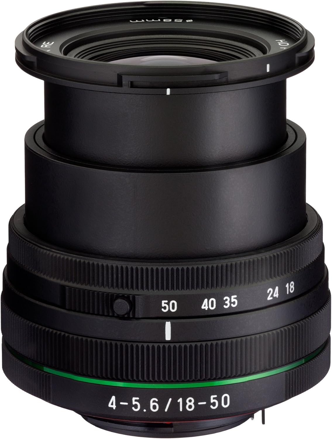 ペンタックス HD DA 18-50mm F4-5.6 DC WR レンズ - ブラック