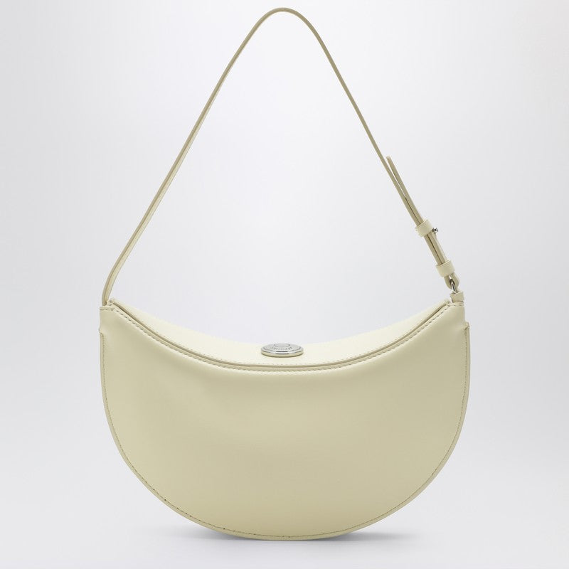 Jacquemus Jacquemus Small Ovalo Leather Bag In Dusty Yellow - Image 3