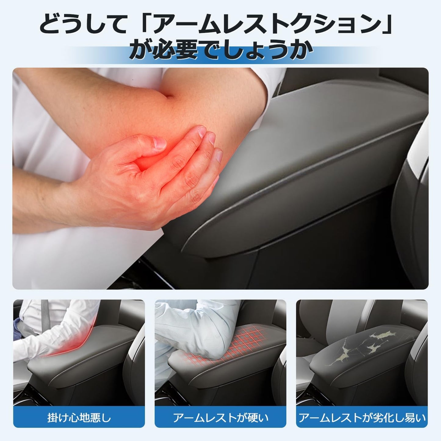 New Prius 60 Series Armrest Cushion, Armrest Carver, Prius 60 Series, Accessory, Armrest Pad, Console Box Protection, PRIUS ZVW60/MXWH60, 5th Generation, 2023-Present Armrest, Easy