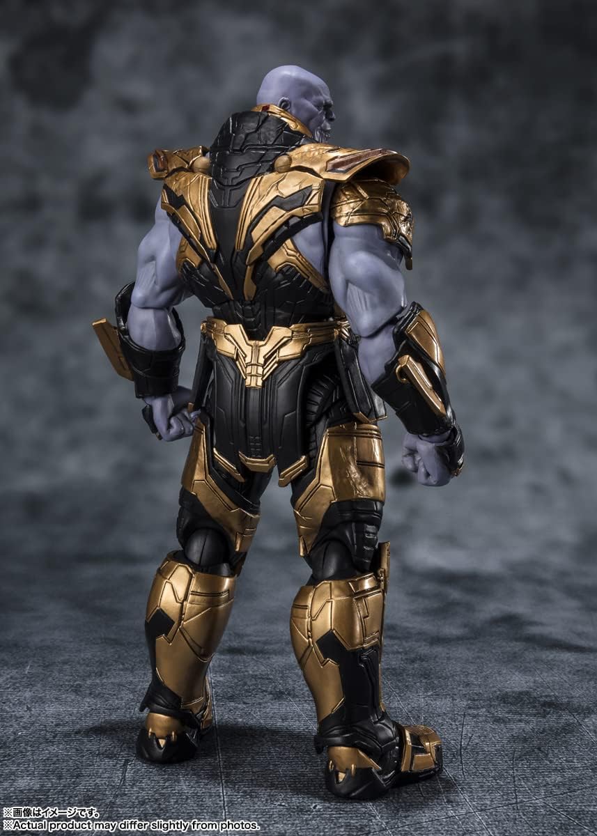 BANDAI SPIRITS S.H. Figuarts Avengers End Game Thanos - FIVE YEARS LATER ~ 2023 EDITION - (THE INFINITY SAGA) Approx. 7.7 inches (195 mm), PVC & ABS, Pre-painted Action Figure
