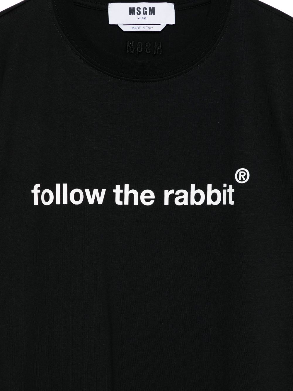 Msgm MSGM Tシャツとポロスブラック - Image 3