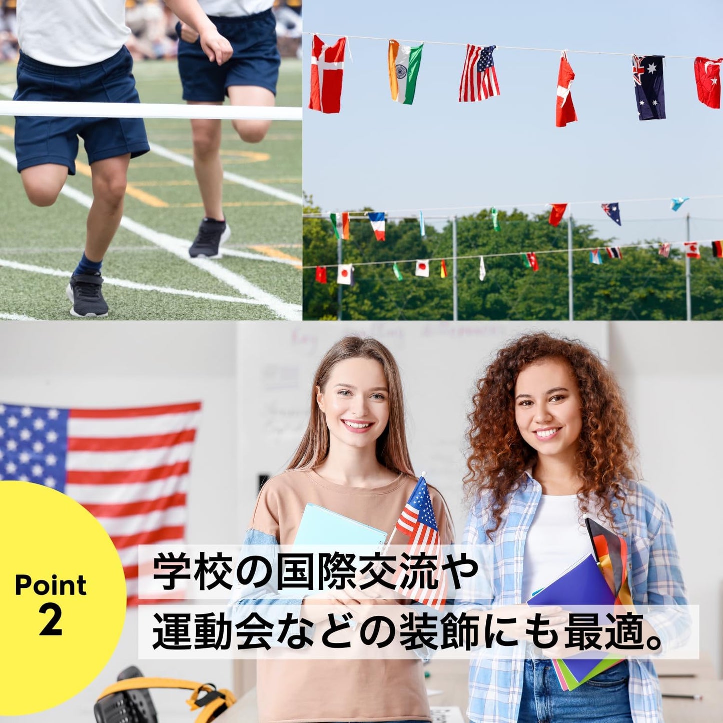 01.Japan, National Flag, Grommet Type, 35.4 x 59.1 inches (90 x 150 cm), For Attaching Poles, Metal Holes