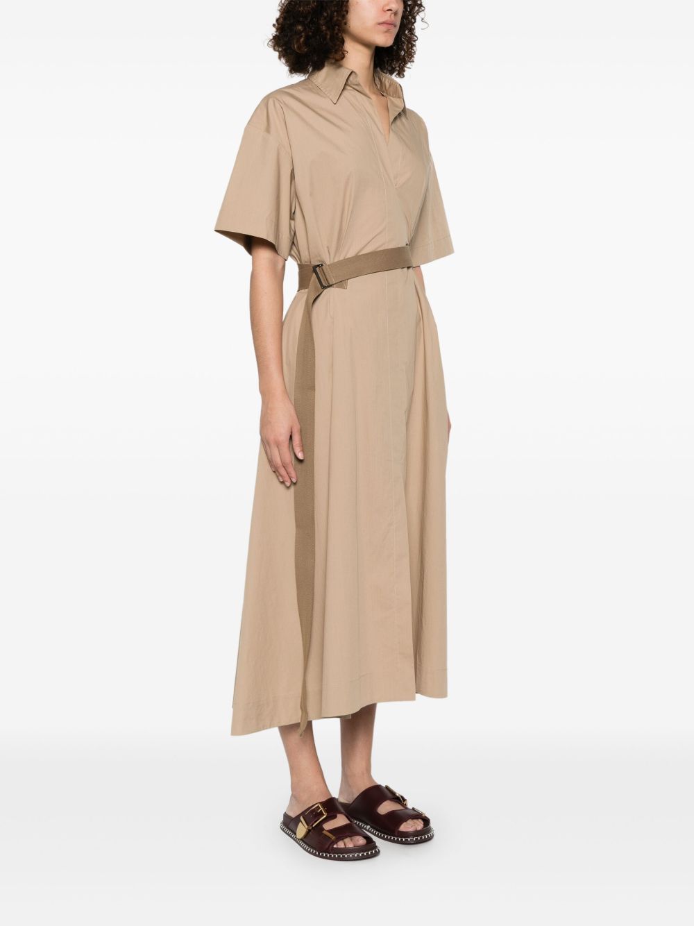 Brunello Cucinelliコットンベルトドレス - Image 3