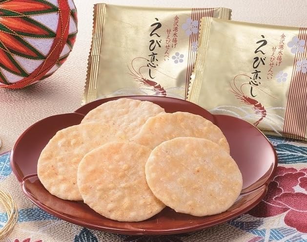 Shrimp Senshi Sweet Bibi 15-Piece Set, Set of 2, Individually Wrapped, Sweets, Ishikawa Local Souvenir, Gift, Work, Greetings, Thank You
