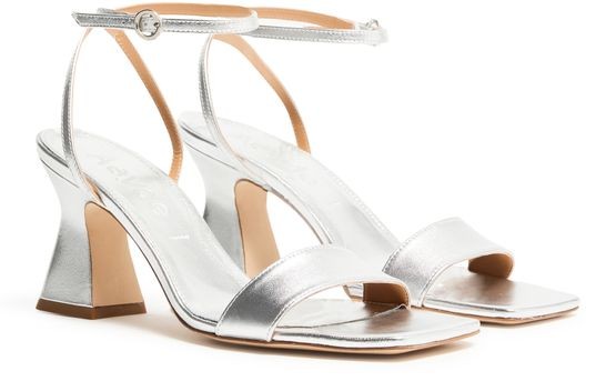 AEYDE Fenna laminated nappa leather sandals - Image 3