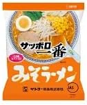 Sapporo Ichiban Popular Ramen Food Comparison Set, Total of 12 Servings (Soy Sauce, Miso, Salt, Tonkotsu, Assorted 3 Bags Each)