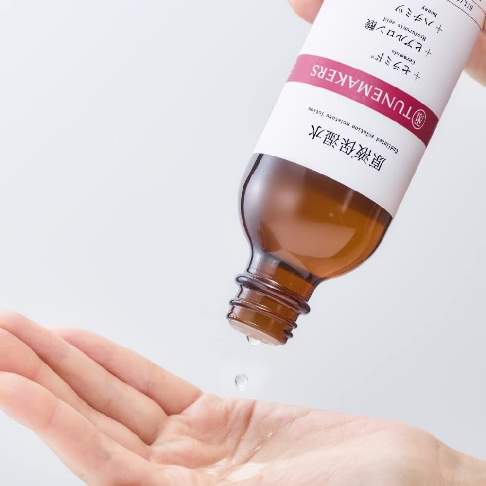 TUNEMAKERS Lotion Solution Moisturizing Water, 4.2 fl oz (120 ml), Ceramide Lotion, Hyaluronic Acid, Honey