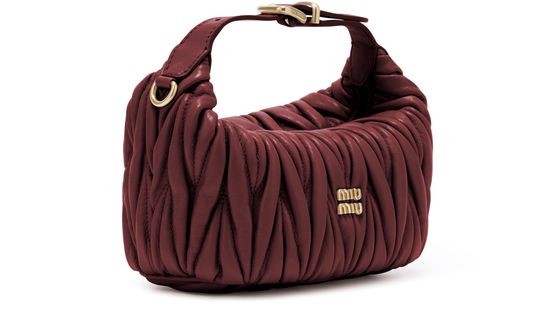 MIU MIU Quilted nappa leather pouch - Image 3