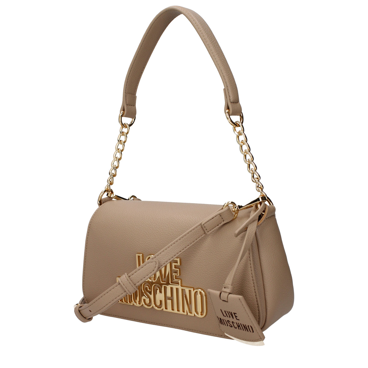 Moschino モスキーノのショルダーバッグが大好きな女性ポリウレタンベージュ/クリーム - Image 3