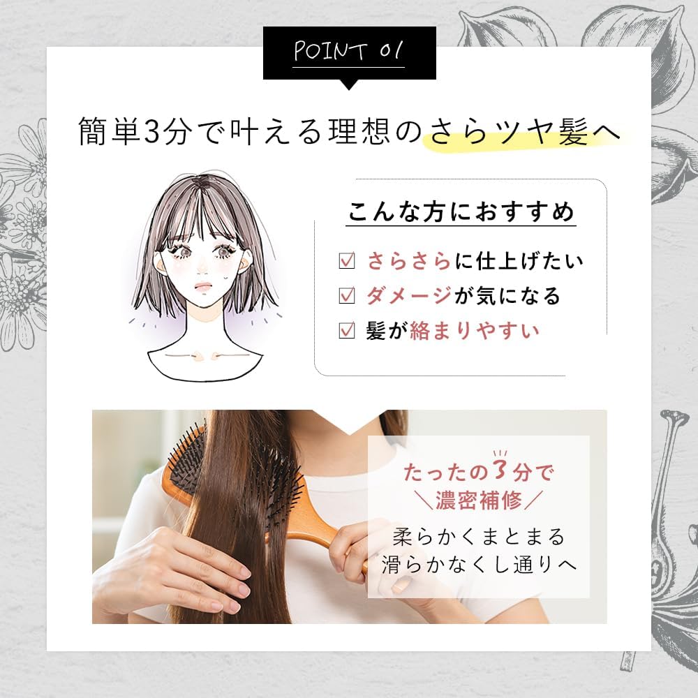 Oruna Organic Hair Mask, Damage Repair, Treatment, Rinse Out, 6.3 oz (180 g), Luster, Repair, Additive-Free