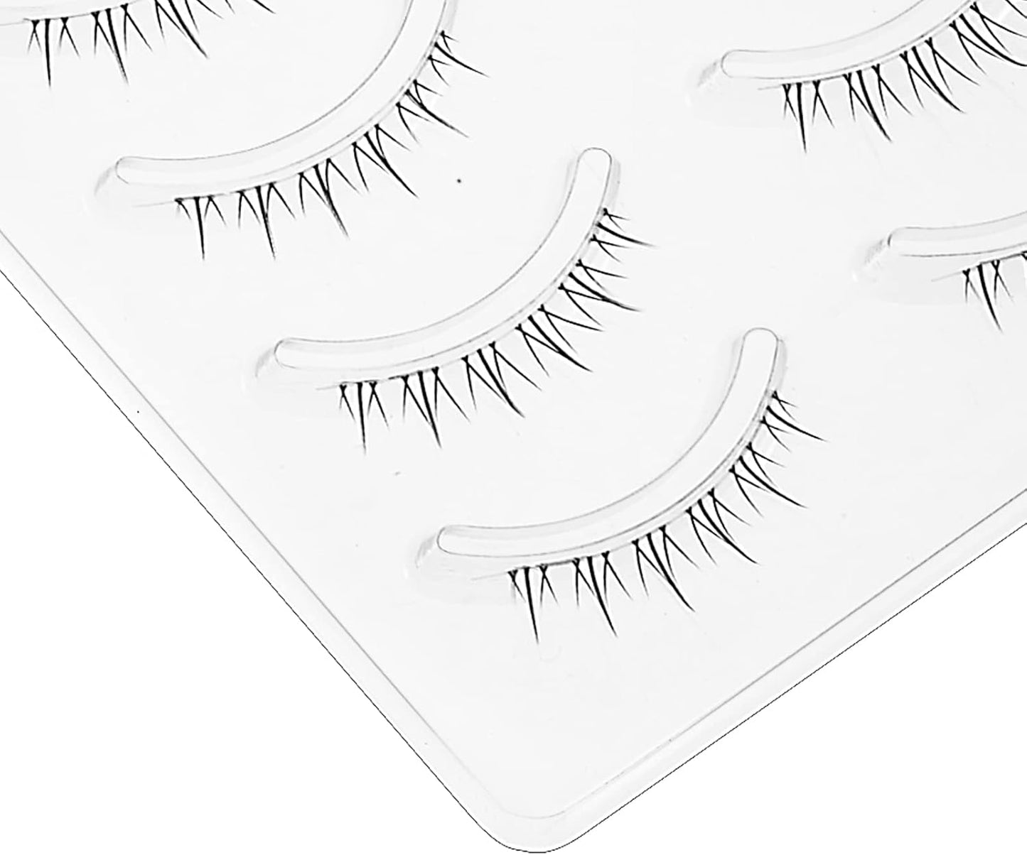 False Eyelashes, Natural Eyelashes, Short, Upper Eyelashes, Popular, Handmade False Eyelashes, Actress Eyelashes, Thin Makeup, Lifestyle Makeup, 5 Pairs (M6 (Bottom False Eyelashes)