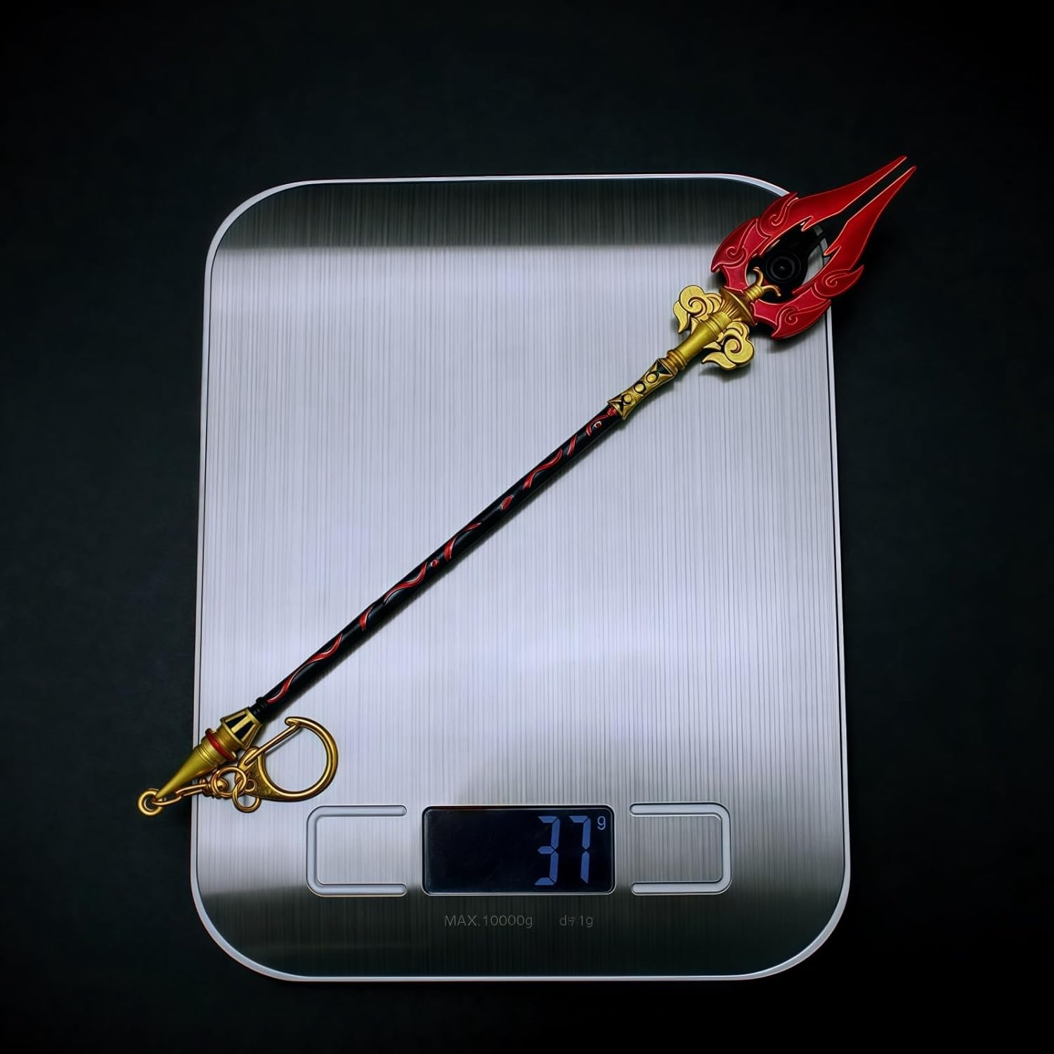 Akixen Haragami Walnut Fu-Tao Goma Wand Key Chain, Cosplay, Anime Tools, Lightweight, Accessory, Fashion Accessory, Halloween, Christmas Gift