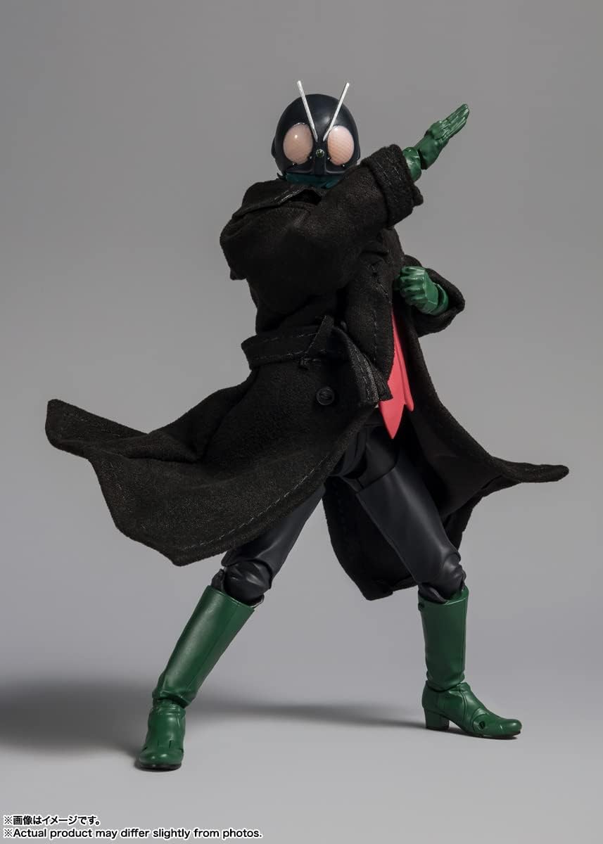S.H. Figuarts Shin Kamen Rider Action Figure, Approximately 5.7 Inches (145 mm), PVC + ABS + Fabric, Painted