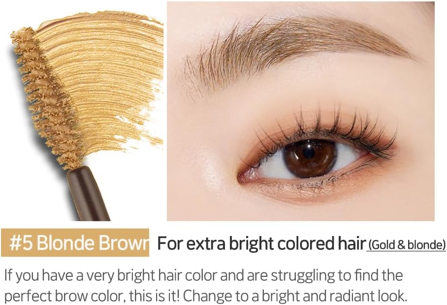 ETUDE Color My Brow Mascara, Blondie Brown / Eyebrow Mascara / Eyebrow