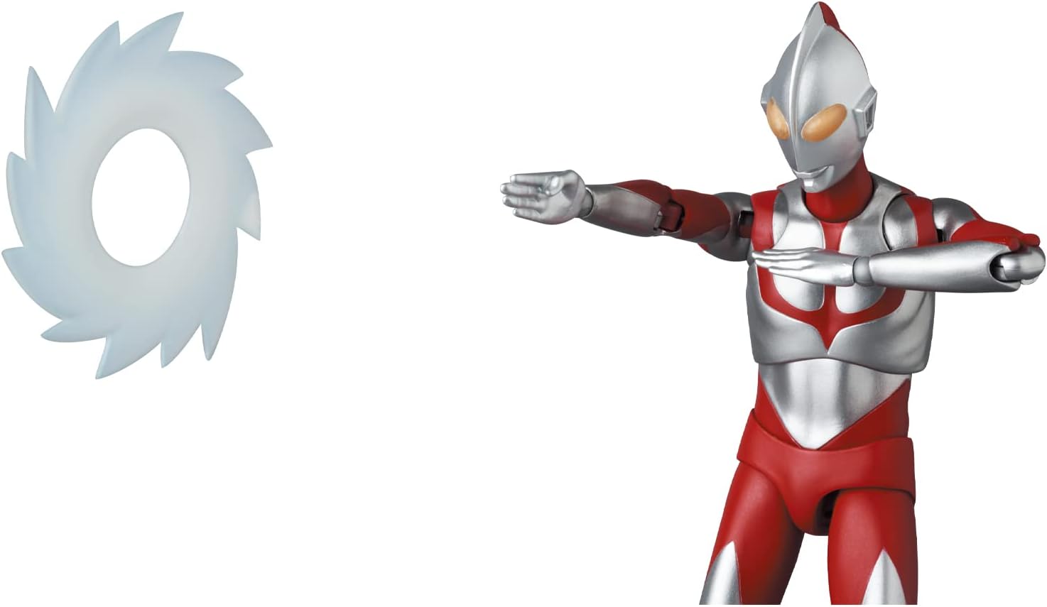 Medicom Toy MAFEX No. 207 Ultraman (Thin Ultraman Version) DX Version, Total Height Approx. 6.3 inches (160 mm), Non-Scale Painted Action Figure