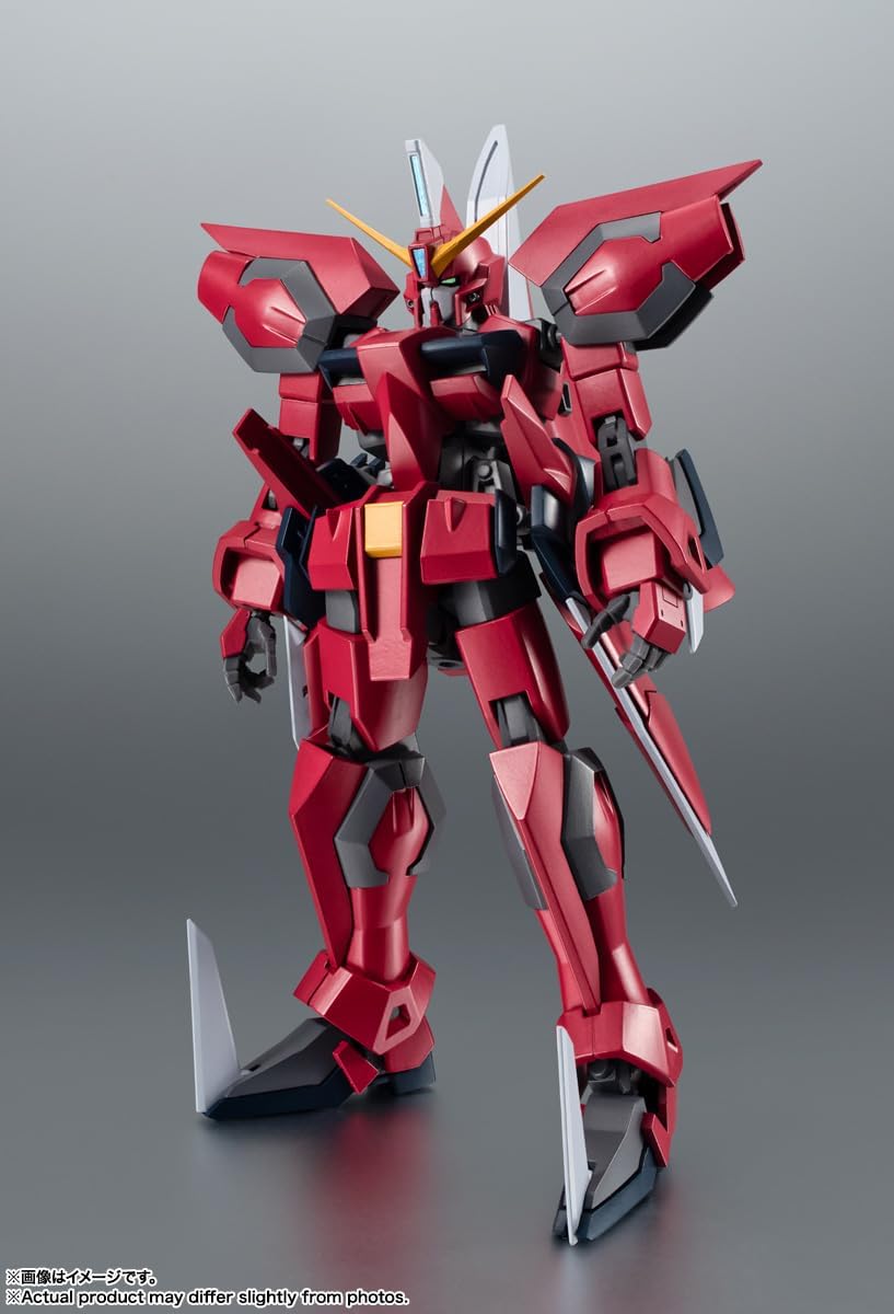 ROBOT SOUL Mobile Suit Gundam SEED GAT-X303 Aegis Gundam ver. A.N.I.M.E. Approx. 5.3 inches (135 mm), Made of PVC & ABS, Pre-painted Articulated Figurine