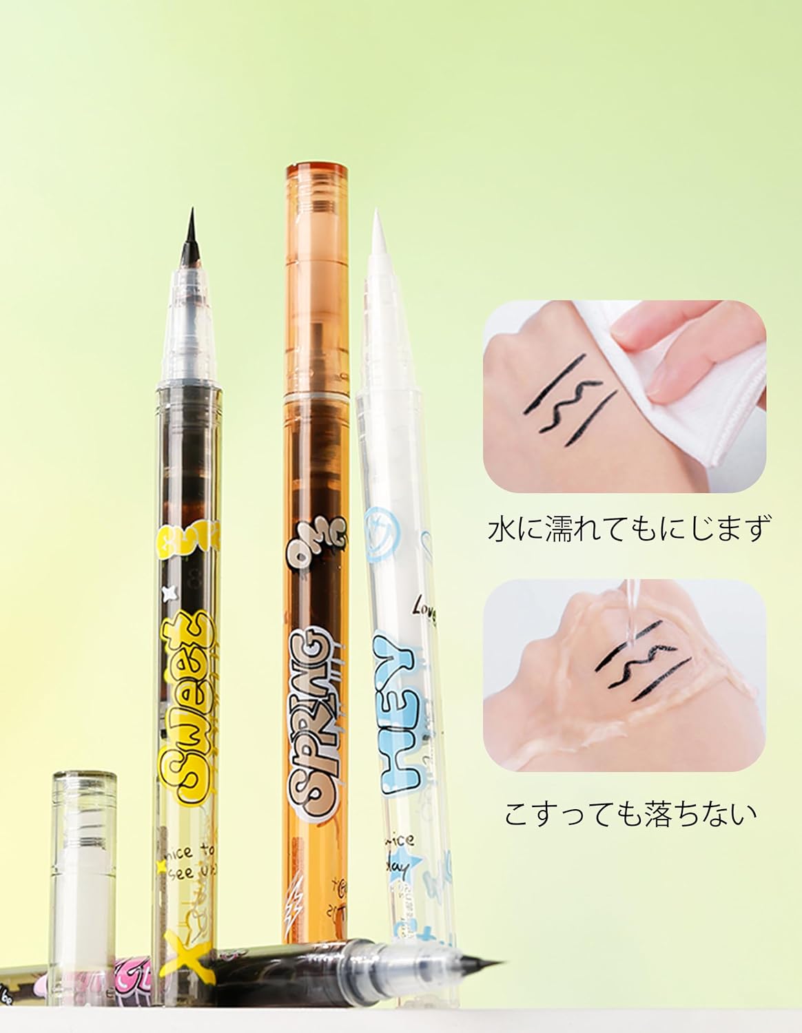 Erinde Eyeliner, Liquid Eyeliner, #05 White, Eyeliner Pencil, White, Waterproof Eyeliner, Smudge-free, Smooth Firm Color, Long-Lasting Makeup, Durable, Easy to Use, Natural Finish