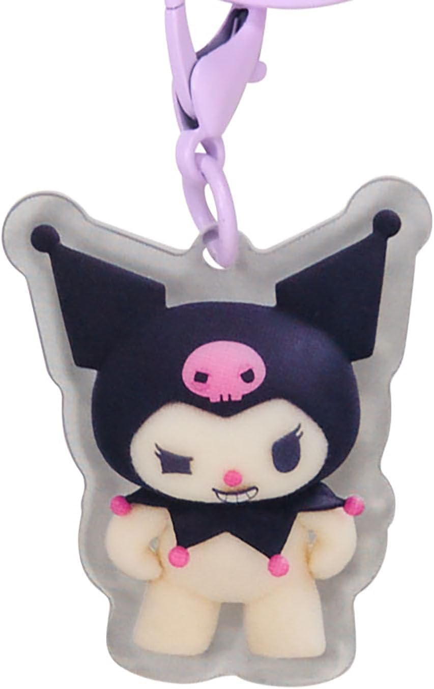 Sanrio Acrylic Keychain (Netflix Original Anime My Melody & Kuromi) Kuromi Acrylic Steel For Ages 3 and Up 883336