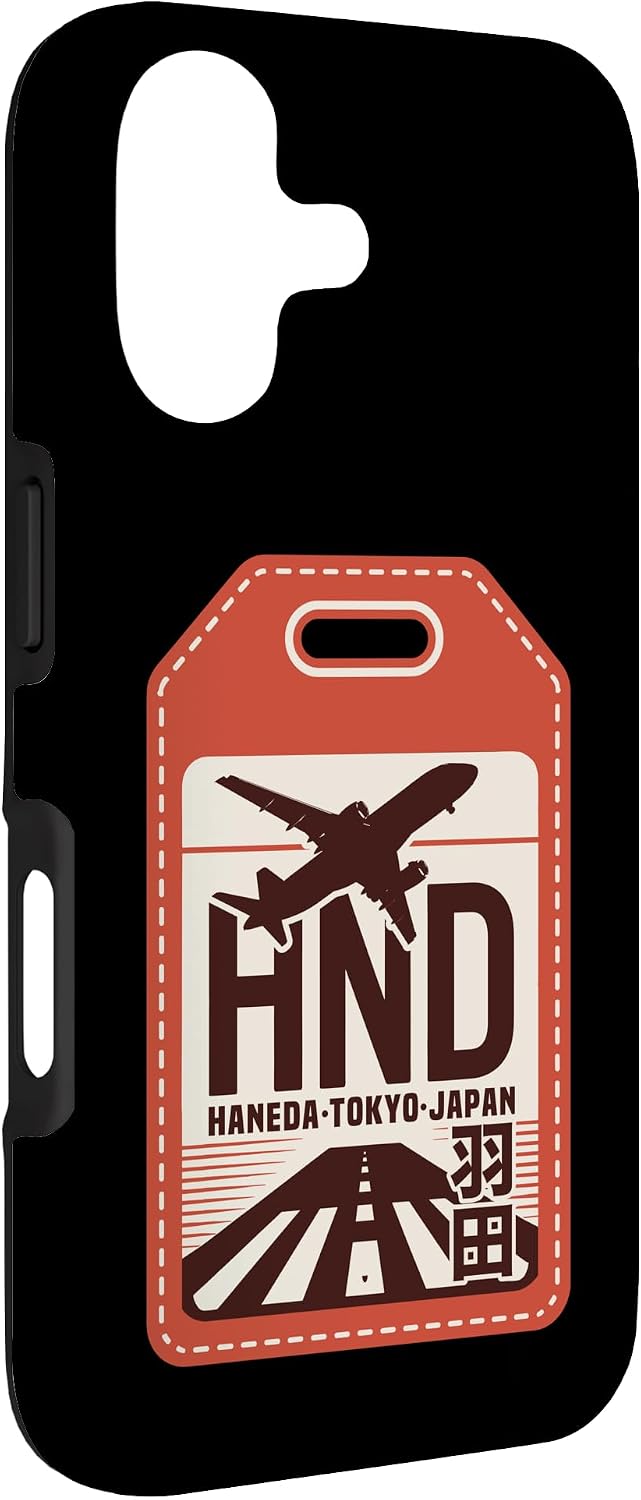 HND 羽田 東京 日本 空港コード 漢字 お土産 スマホケース iPhone 17 用