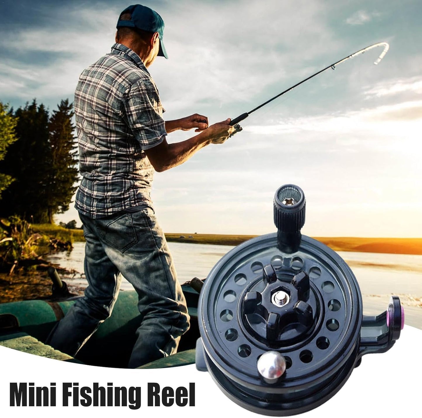 S-DEAL Freshwater Fishing Reel, Fly Fishing Reel | Saltwater Fishing Reel Freshwater Fly Reel Spinning Reel - Portable Surf Fishing Reel for River, Lake, Reservoir, Ocean Boat, Rock Fishing