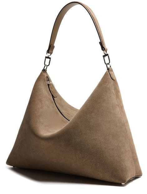 TOTEME Bevel medium bag in cord-suede - Image 3