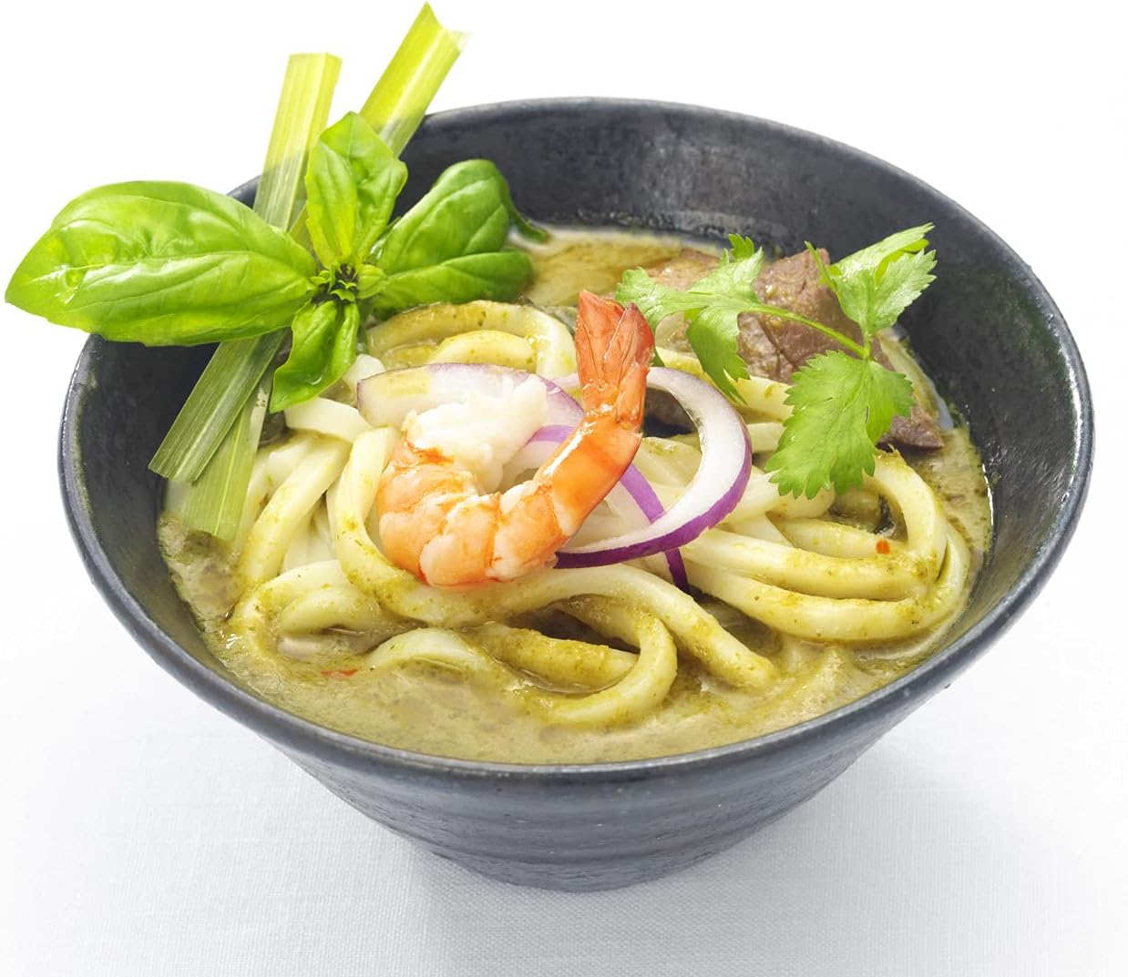 Inaba Foods Inaba Mitsuboshi Gourmet Green Curry (5.3 oz (150 g) x 3 Bags) x 4 Packs
