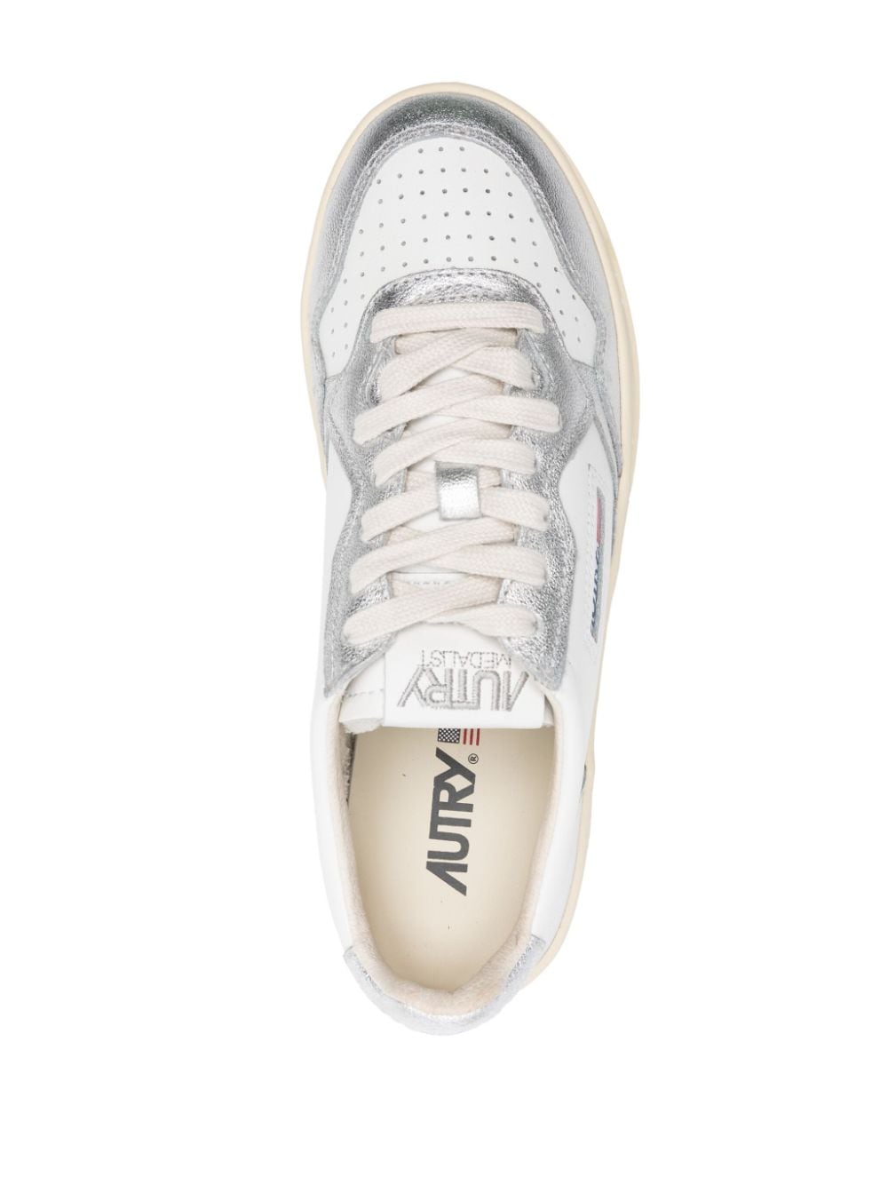 Autry Platform Low Leather Sneakers - Image 3