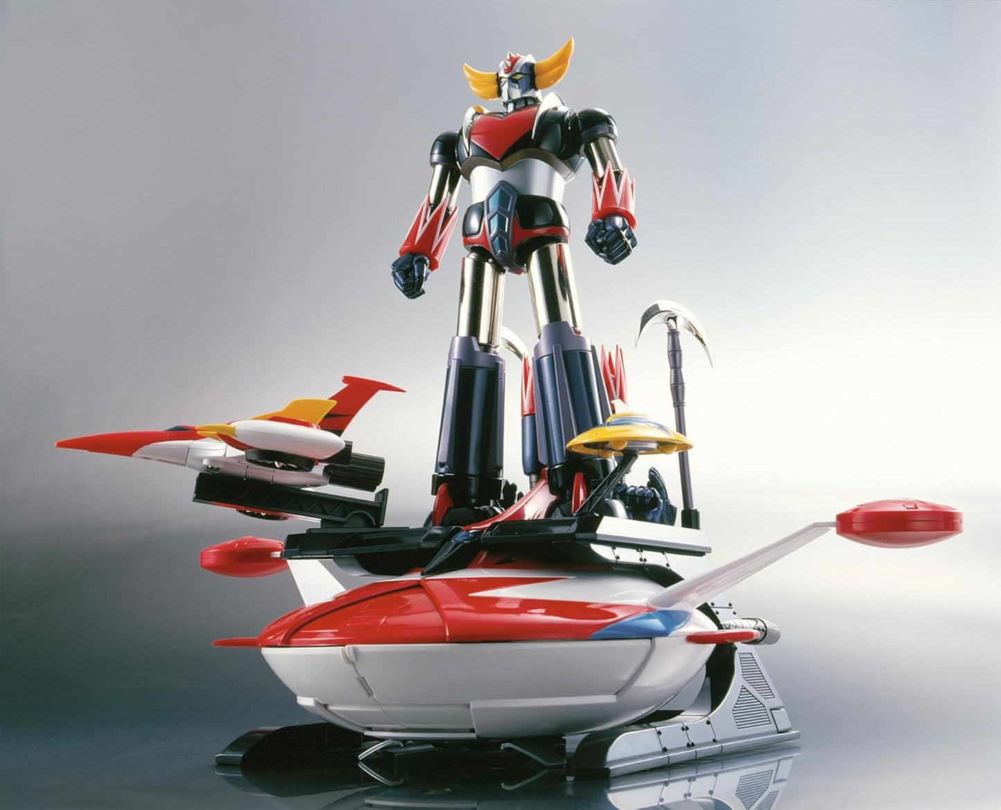 Tamashi Nations Soul of Chogokin GX-04S UFO Robot Glendizer, King of the Space Set (Resale Version), ABS, Diecast, PVC, POM, Pre-painted Action Figure