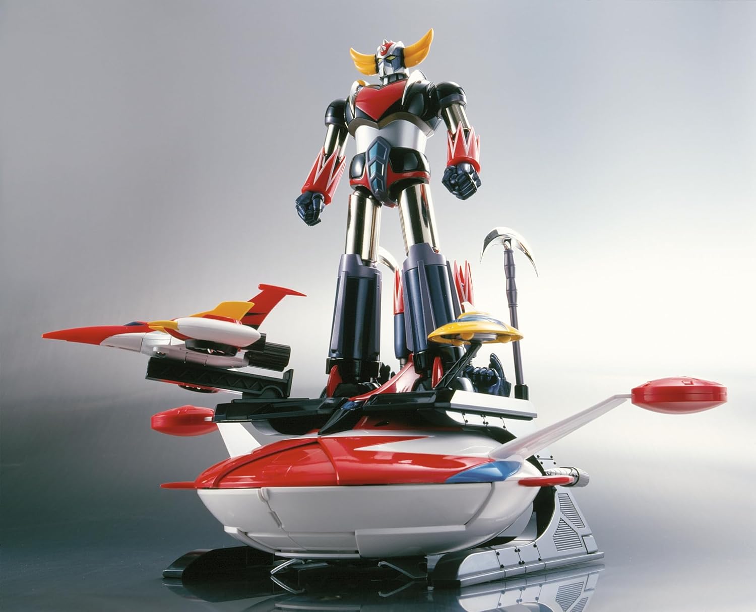 Tamashi Nations Soul of Chogokin GX-04S UFO Robot Glendizer, King of the Space Set (Resale Version), ABS, Diecast, PVC, POM, Pre-painted Action Figure