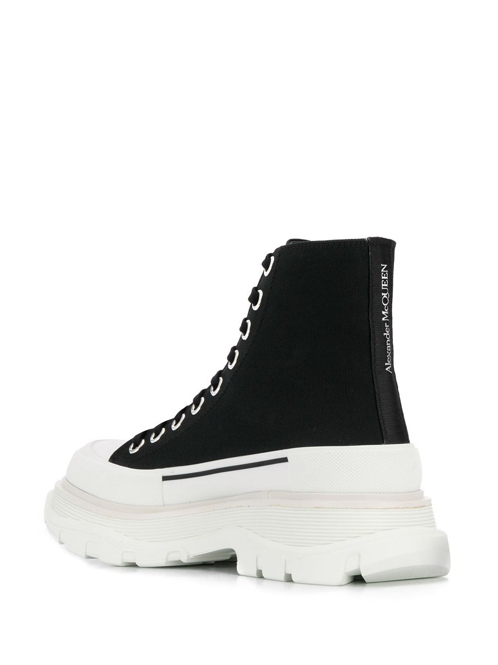 Alexander McQueen アレクサンダーMCクイーントレッドスリックアンクルブーツ - Image 3