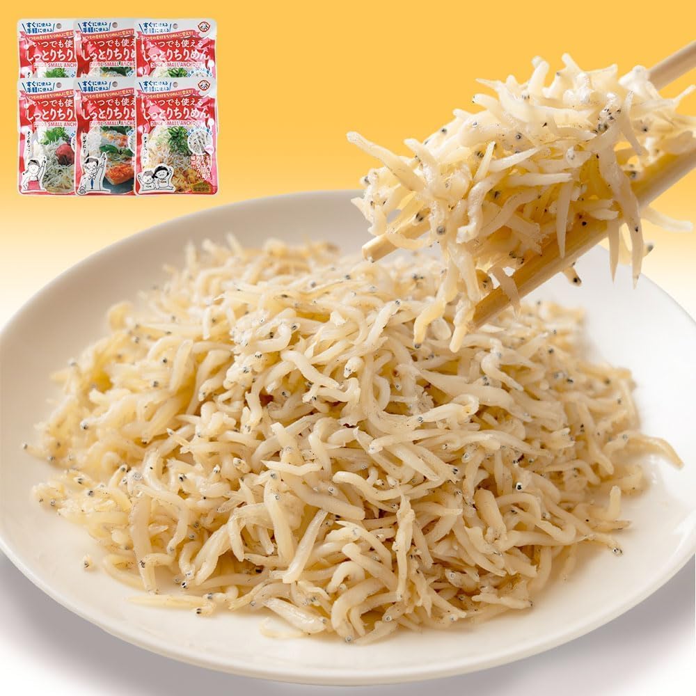 "You can use it anytime! Moist Crepe, Kombu, Bonito Flavor, 6 Bags