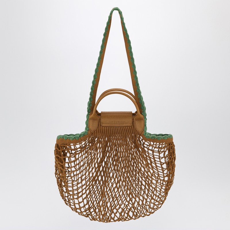 Longchamp Longchamp L タバコ色のルプライアージメッシュバッグ - Image 3