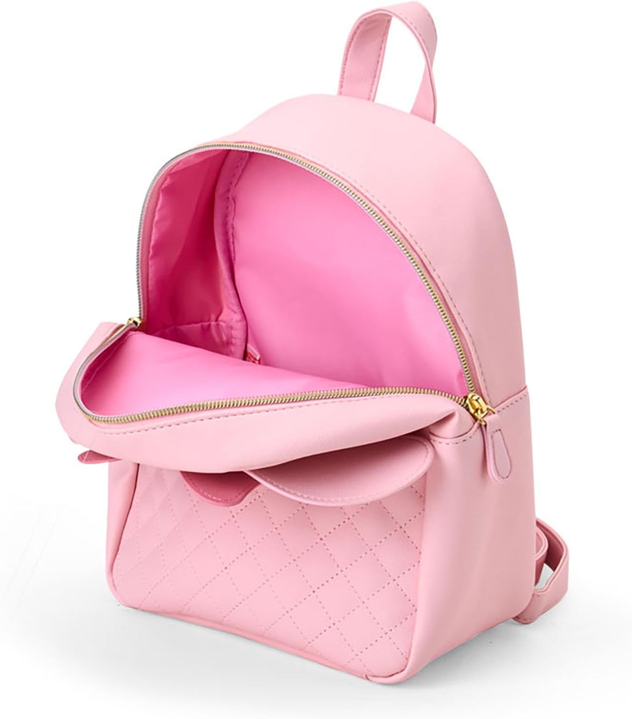 Sanrio 157686 My Melody Face Backpack, PU Leather, For Ages 3 and Up