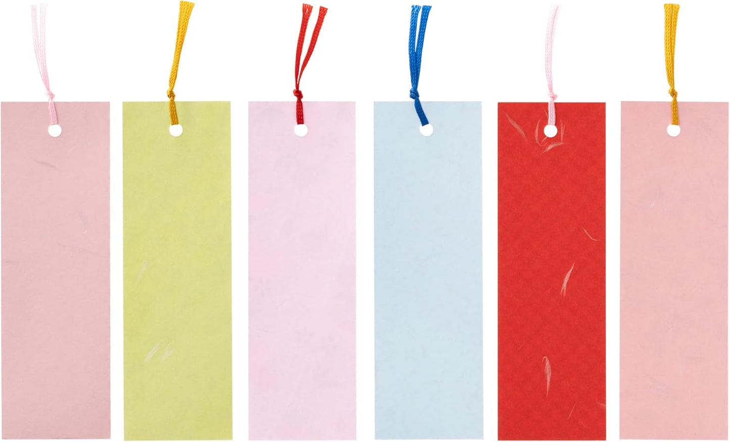Washi Kawaki Yuzen Washi Die-Dye Bookmark Book Marker 6 Sheets Assorted Cherry Blossoms