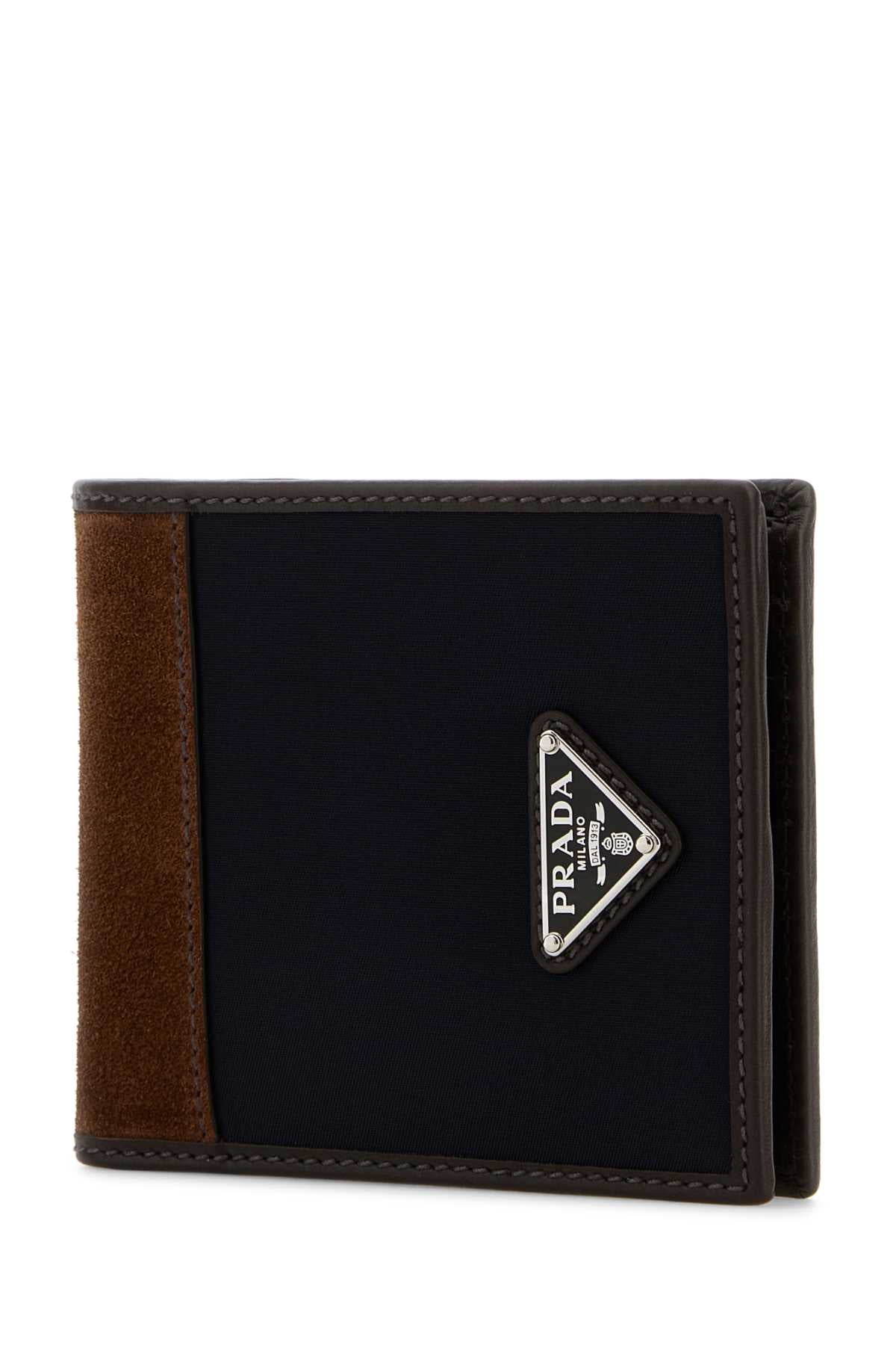Prada プラダ ツートーン生地とスエードの財布 - Image 3