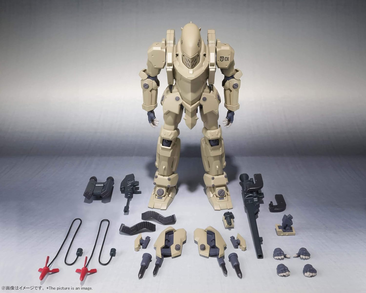 Robot Spirits Gasaraki [Side TA] Type Ichichichi Tactical Armor Raiden, Approx. 5.1 inches (130 mm), ABS & PVC Pre-painted Action Figure