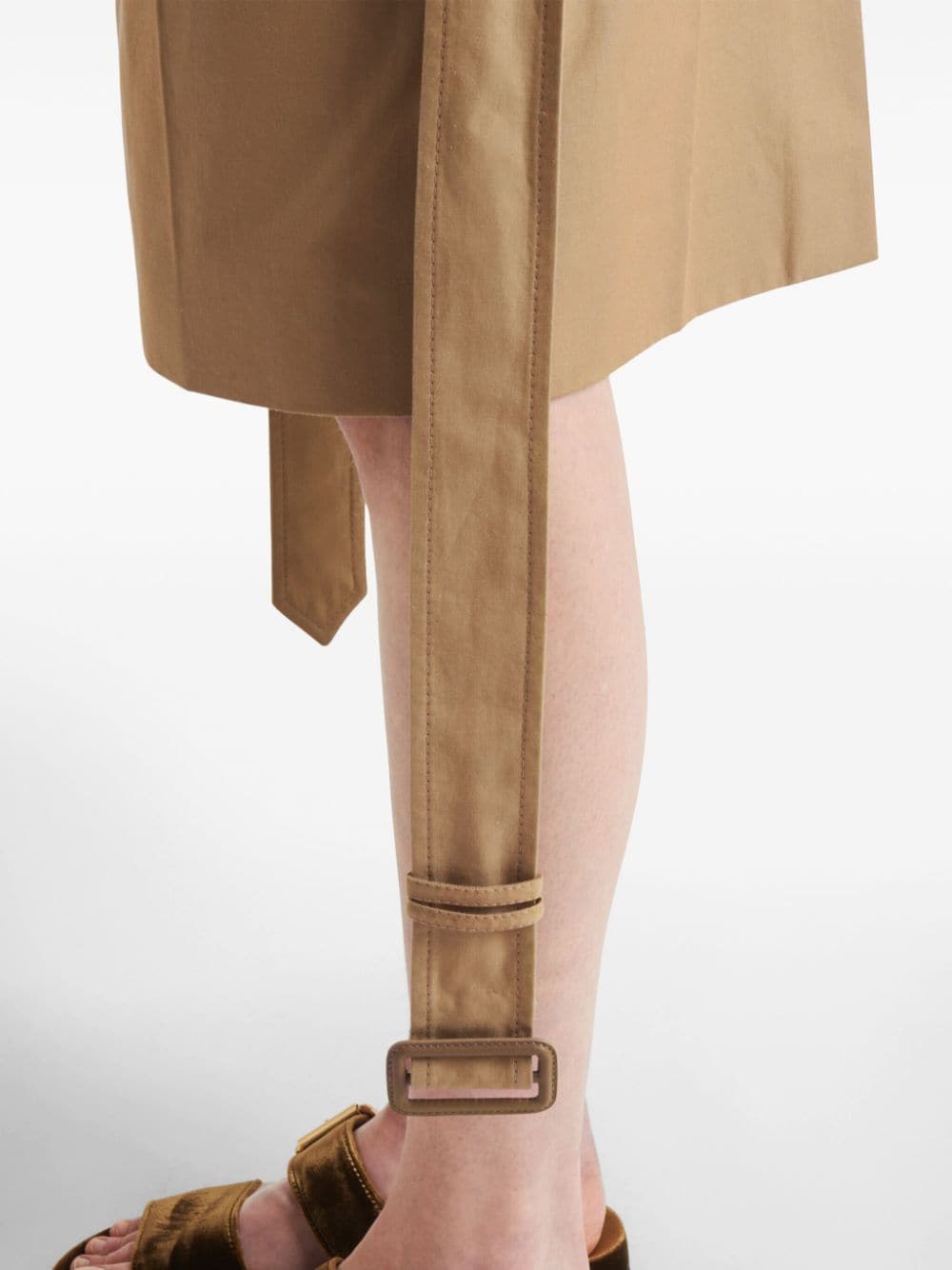 Prada プラダ・ベルト付きミディスカート - Image 3