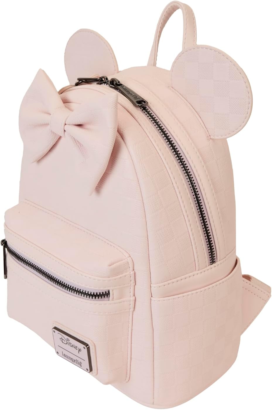 Loungefly Mini mochila Minnie Mouse con textura a cuadros