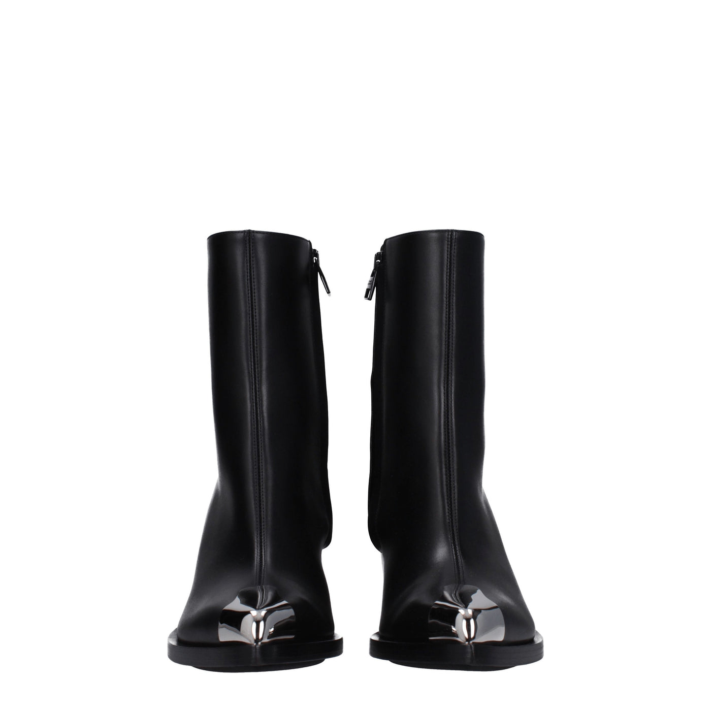 Alexander McQueen アレクサンダー・マックイーンの女性 'S 革のブーツブラック - Image 3
