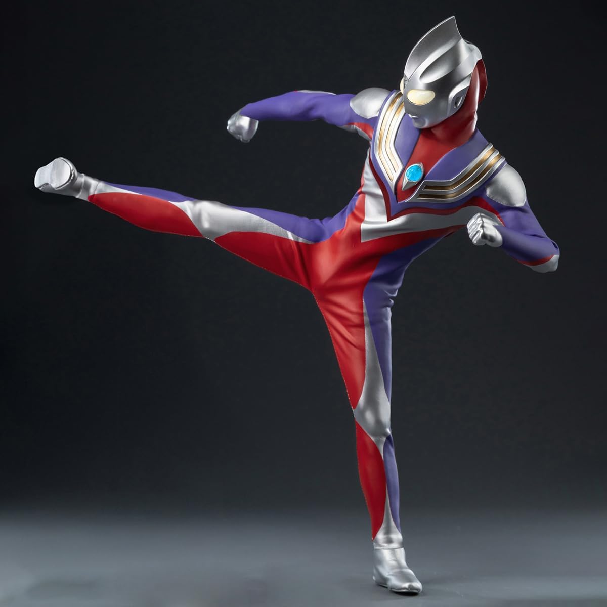 HiPlay Threezero FigZero Ultraman Tiga Multi-Type 3Z05670W0 Action Figure, Painted Finished Product