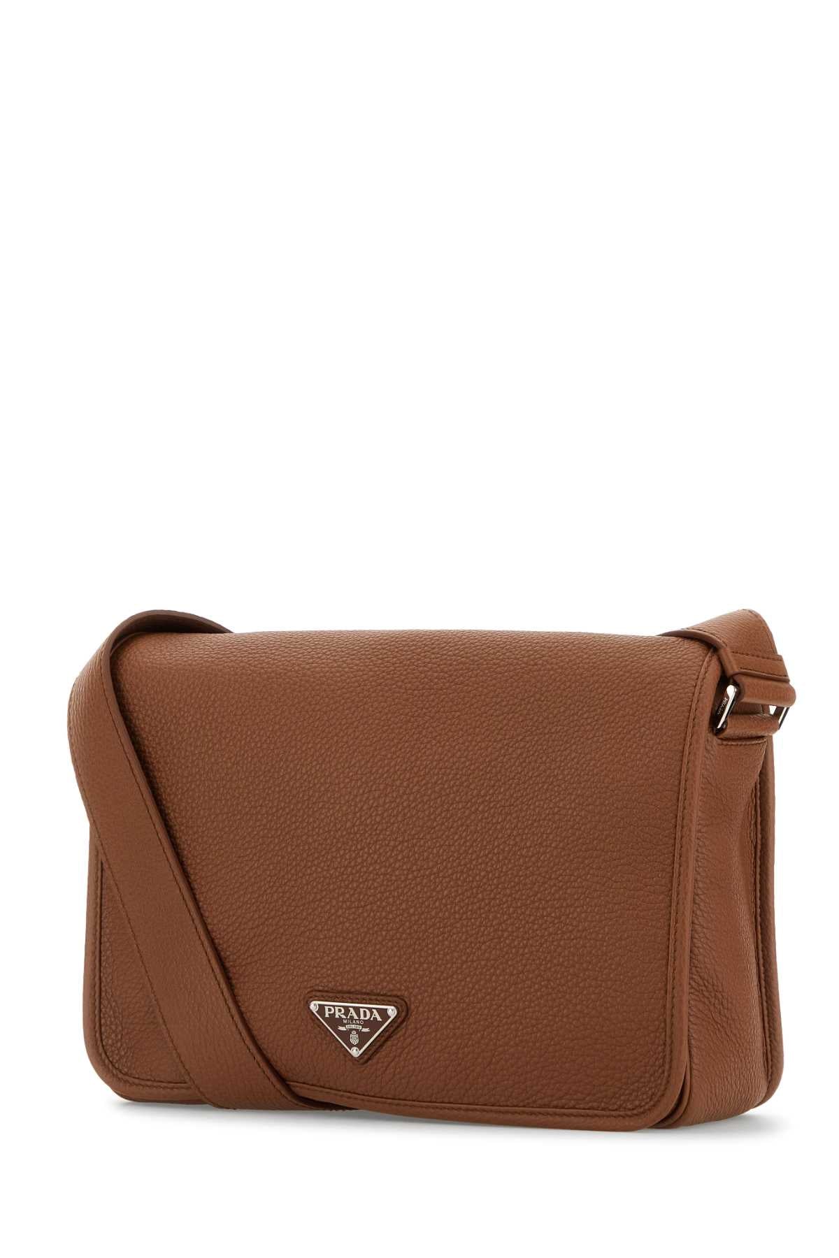 Prada プラダ キャラメル レザー クロスボディ バッグ - Image 3