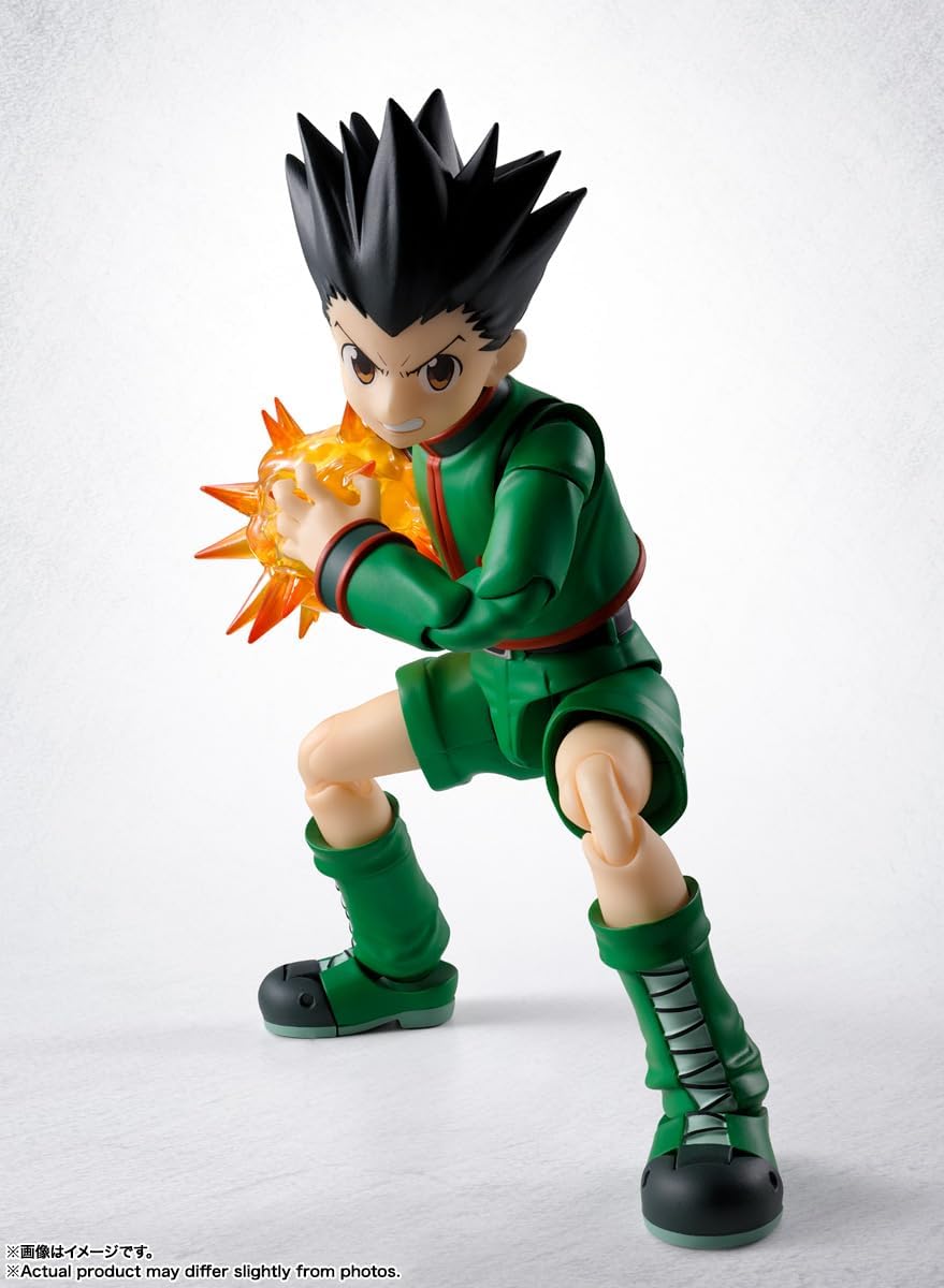TAMASHII NATIONS S.H. Figuarts Hunter x Hunter Gon, Approx. 5.3 inches (135 mm), PVC & ABS, Pre-painted Action Figure