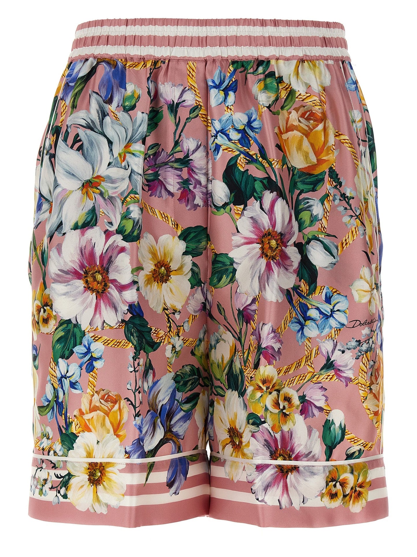 Dolce  Gabbana ドルチェ＆ガッバーナフローラルバミューダショーツ - Image 3