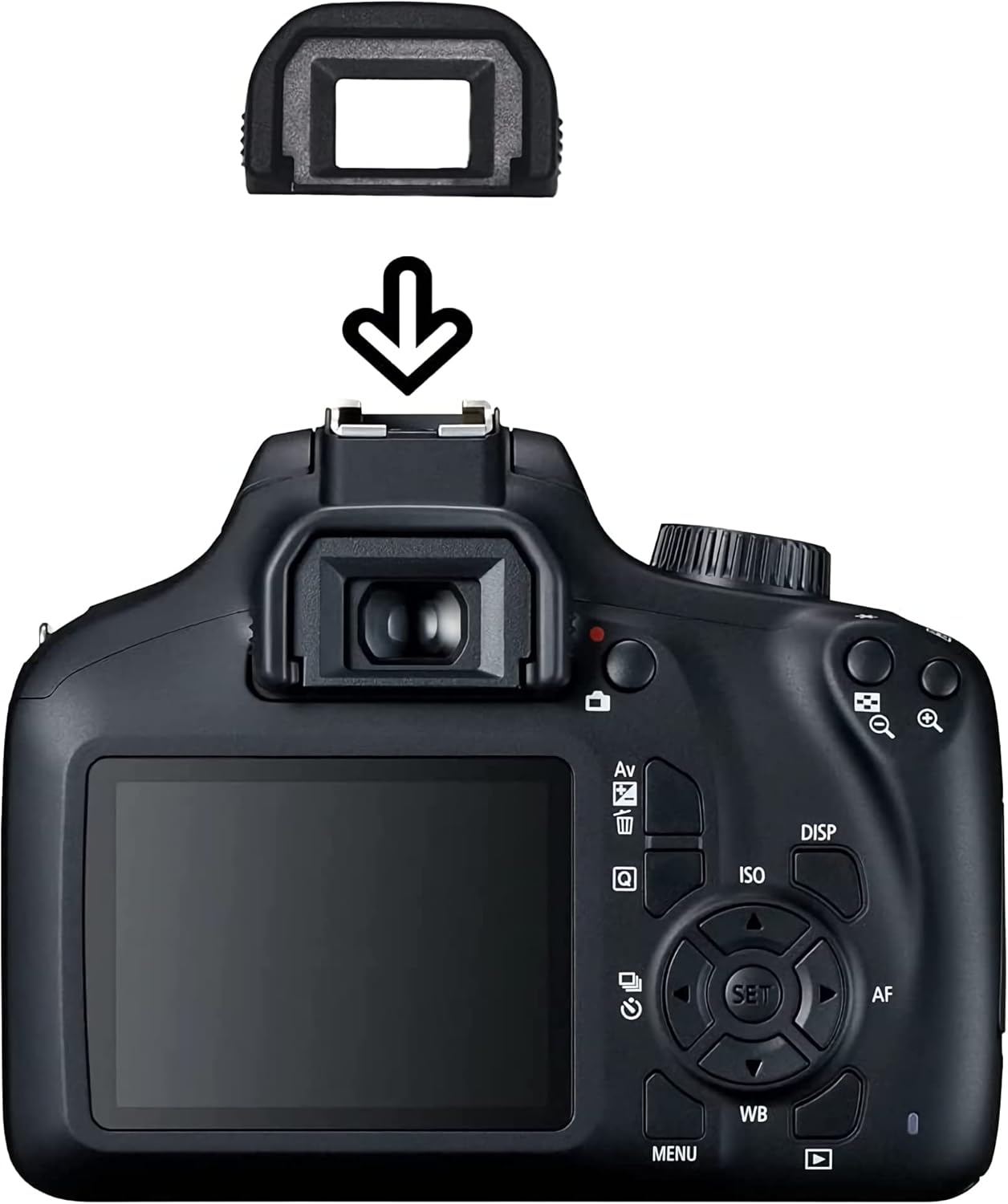 [photo by Me] Set of 2 EF Eyepiece Eyepiece Compatible with Canon EOS 9000D 8000D EOS Kiss X10i X10 X9i X9 X8i X7i X90 X80 X70 X7 X6i X50 X4 X3 X2 F DX Camera Applicable Canon Eyepiece Compatible SLR