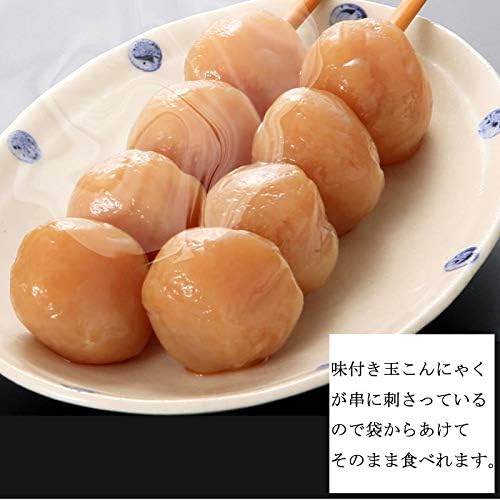 Yamagata Specialty Seasoned Ball Konnyaku NP (Tama Konyaku 4 Skewers x 4 Bags BM)